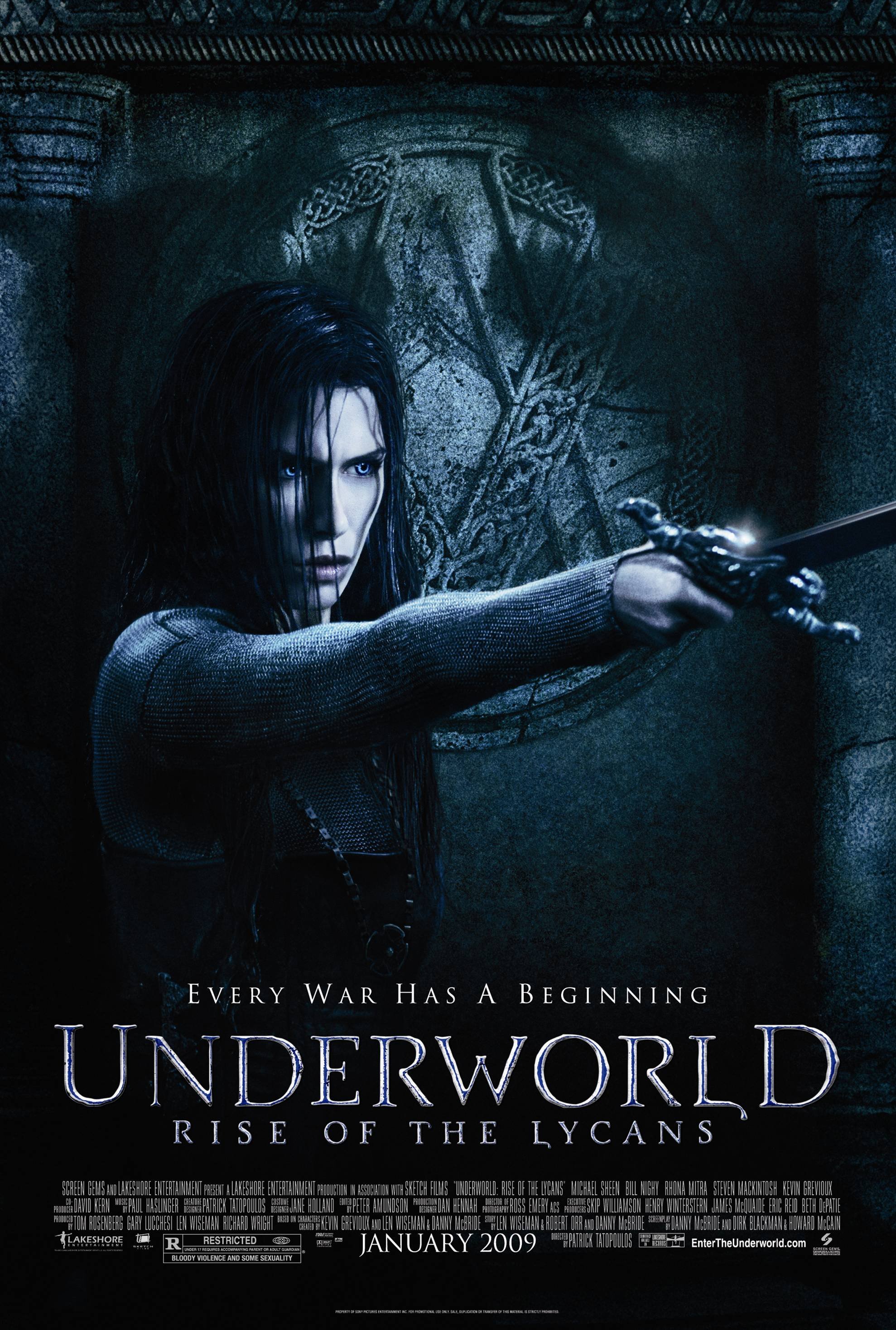 Underworld: Rise of the Lycans (2009) poster ...